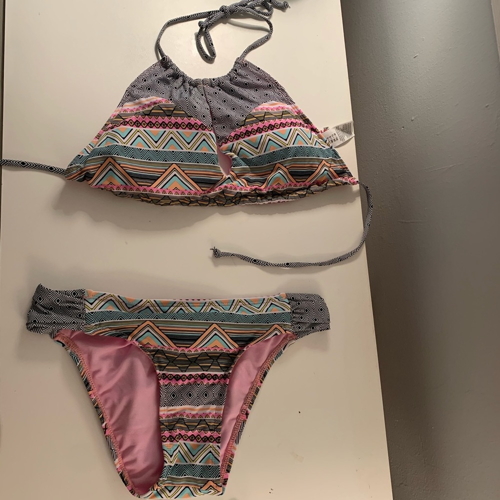 The Bikini Lab halter top and matching bottoms